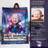 Personalized Sorcerer Baby Blanket – Custom CNN Superhero Design with Magic Quote & Photo